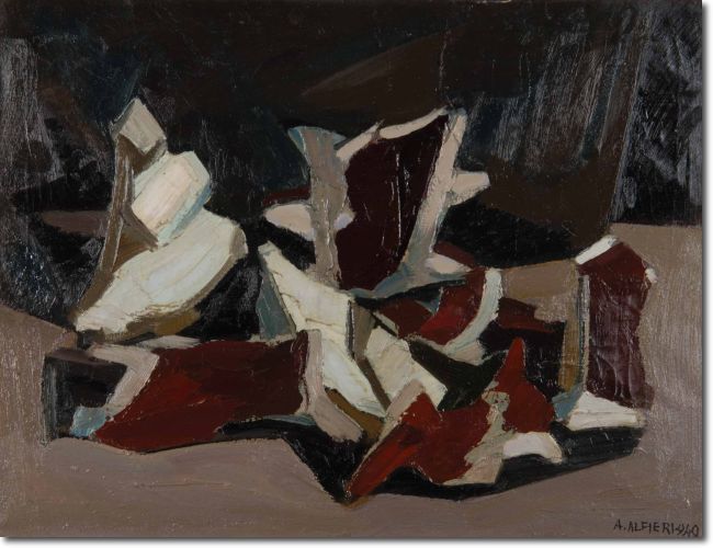 Cocci (1940) olio su tela - 53 x 70 - Collezione Alfieri 
