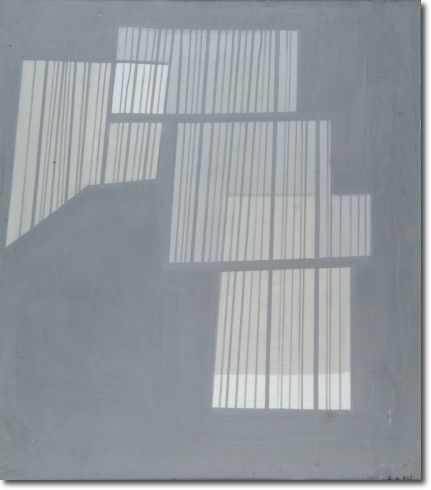 2^ Omaggio a Mondrian (1933) tempera su tela - 80x69 - Collezione privata 