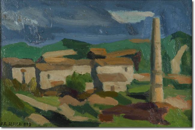 Fornace di Portorecanati (1933) olio su tela - 40,5 x 59,5 - Collezione Alfieri 