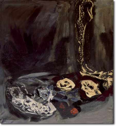 Rituale - Orfismo (1967) olio su tela - 120 x 110 - Collezione Alfieri 