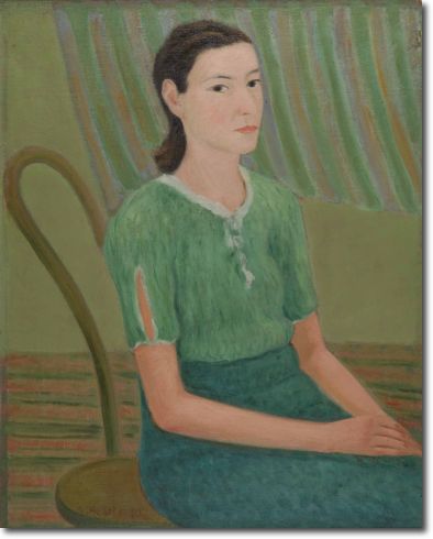 Bruna - Verde pi verde (1933) olio su tela - 70 x 56,5 - Collezione Provincia di Ancona 