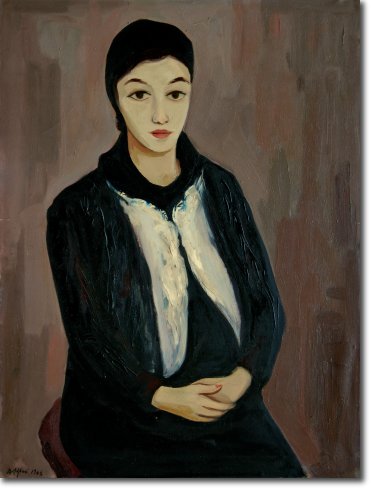 Sonia materna (1966) olio su tela - 100 x 75 - Collezione Alfieri 