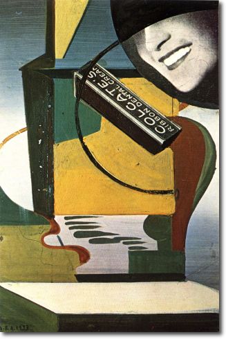 Bozzetto Pannello Colgate (1933) tempera collage su cartoncino - 26,5x17,5 - Collezione privata 