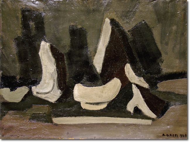 Cocci (1940) olio su tela - 52,5 x 70 - Collezione Alfieri 