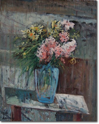 Fiori (1933) olio su compensato - 60 x 48 - Collezione privata 