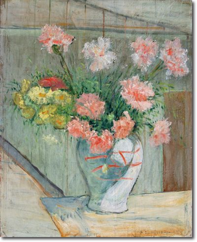 Fiori (1933) olio su compensato - 60 x 48 - Collezione Alfieri 