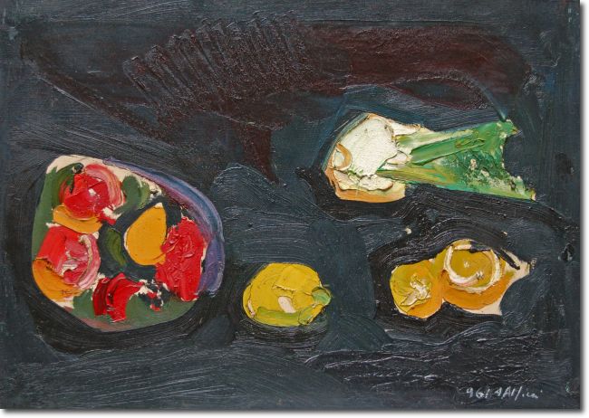Finocchio (1961) olio su tela - 50 x 70 - Collezione Alfieri 