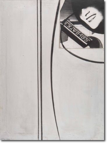 Pannello Colgate (1932) mista collage su tela - 80 x 60 - Collezione privata 