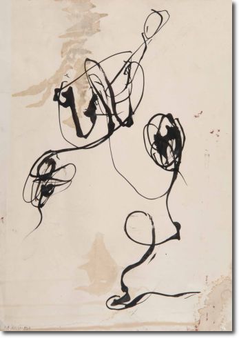 Schizzo (1930) china su cartoncino - 50 x 35 - Collezione privata 