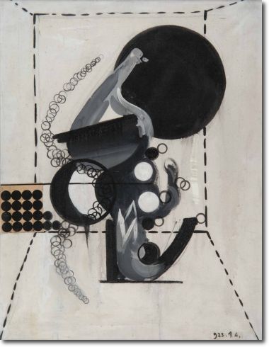 Omaggio a Persico V Triennale Milano (1933) mista su tela - 65 x 50 - Collezione privata 